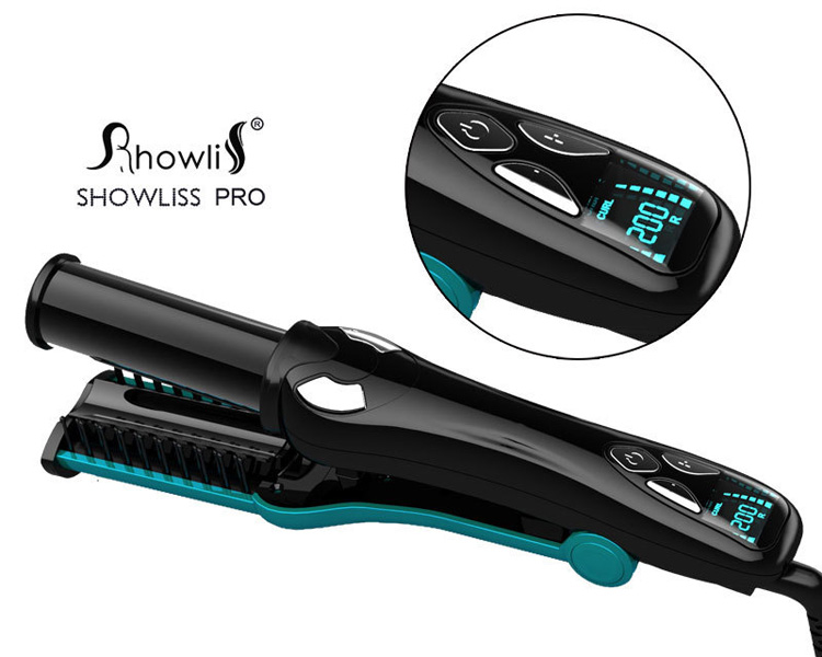 ShowLiss Multifunction Rotating iron Green - Click Image to Close
